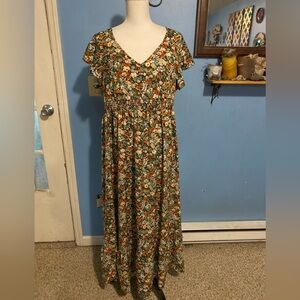 Shein, Floral, Maxi Dress
